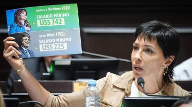 Mayra Mendoza explotó contra Milei por la inflación y apuntó a Karina: qué dijo