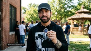 Eminem celebró 18 años sin drogas con una foto que emocionó a sus fans