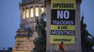 Ley de Glaciares: Greenpeace elevó la presión sobre el debate en Diputados