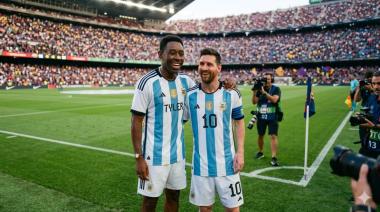 Argentina sorprendió a Tyler, The Creator con una bandera junto a Messi