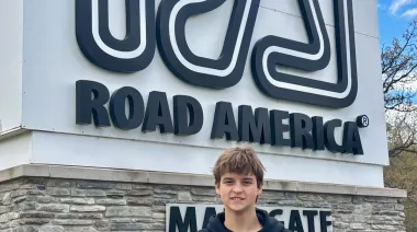 Lázaro Bainotti corre en Road America y va por otro golpe en la F4 Ligier