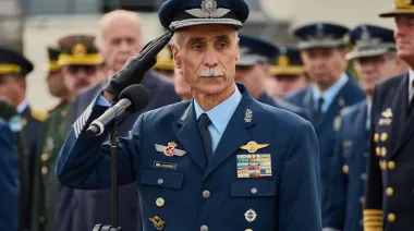Cómo se defendió el jefe de la Fuerza Aérea del escándalo que enojó a Villarruel
