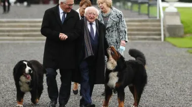 Los perros del presidente de Irlanda que conquistaron al mundo