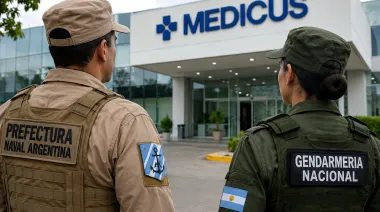 Prefectura y Gendarmería a Medicus: dudas y temor por los $389.500 adicionales