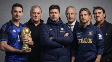 El Mundial tendrá una marca inédita de seis técnicos argentinos en cancha