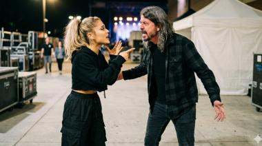Ariana Grande obligó a Foo Fighters a modificar el título de su disco
