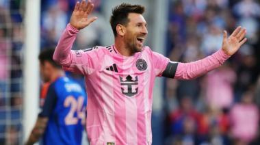 Messi festejó un hat trick, pero la MLS le quitó un gol ante Cincinnati