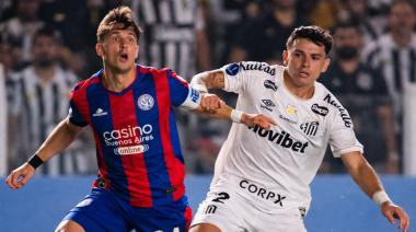 San Lorenzo empató con Santos en Brasil y sigue puntero en la Sudamericana