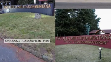 La pelea por el nombre de Perón en una escuela militar expone la pulseada por la memoria