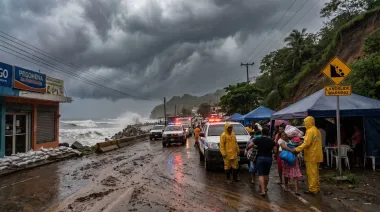 Cristina pone a Centroamérica bajo amenaza de lluvias extremas