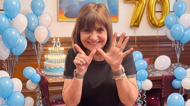 Patricia Bullrich y sus 70 años: el saludo de Milei y la rápida respuesta