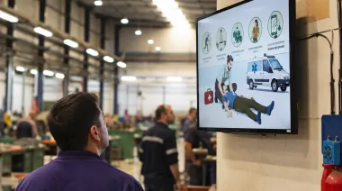 Adiós al papel en el trabajo: la nueva cartelería digital que simplifica un trámite