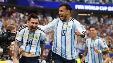 Messi hizo historia en el Mundial, Argentina le ganó a Austria y ya está en 16avos