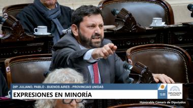 Pablo Juliano explotó contra la UCR por ayudar a Adorni: "¿Qué les dieron?"