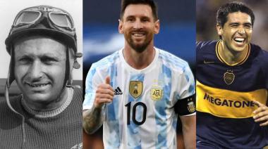 Messi, Fangio y Riquelme hacen del 24 de junio el "día más argentino de todos"