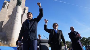Pullaro fulminó a Adorni tras el acto con Milei por el Día de la Bandera