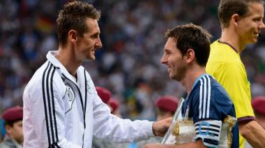 Klose alentó a Messi a superar su récord como máximo goleador de los Mundiales