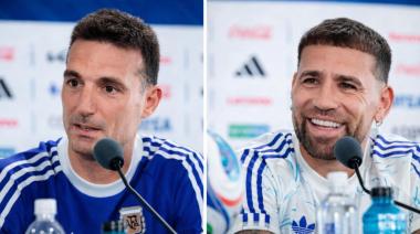 Scaloni y Otamendi en conferencia: calma y respeto antes del debut frente a Argelia