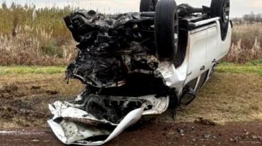 Una curva fatal: murieron cuatro personas en un choque frontal en Santa Fe