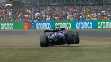 Colapinto se despistó en la clasificación y partirá 19° en Silverstone