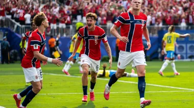 Batacazo vikingo: Noruega le ganó a Brasil con doblete de Haaland y lo eliminó del Mundial