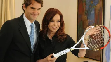 Argentina vs. Suiza: el día que Cristina Kirchner recibió a Roger Federer