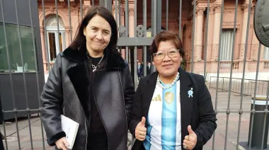 Quién es la senadora de Jujuy que cayó a la charla de Milei con camiseta de Argentina