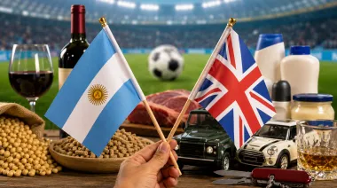 Argentina - Inglaterra: del 40% a solo el 1% de nuestras exportaciones
