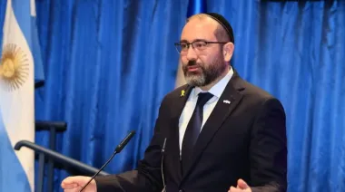 Shimon Axel Wahnish llevó la camiseta de Argentina a Netanyahu en Jerusalén