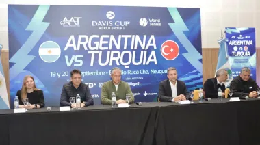 Neuquén ya palpita la Copa Davis: se presentó oficialmente la serie ante Turquía