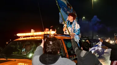 El impresionante recibimiento al Colo Barco en 25 de Mayo tras el Mundial