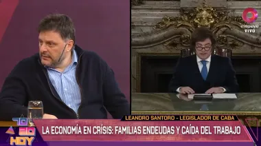 La sorpresiva definición de Santoro: cuál es el sostén político y económico de Milei