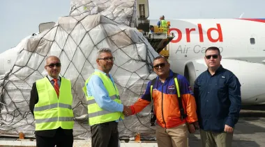 Egipto llevó cinco toneladas de medicinas a Venezuela y abrió una puerta en América Latina