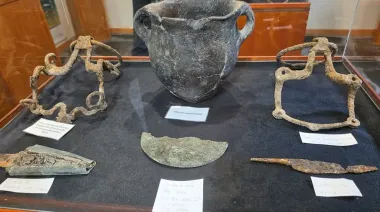 Entregaron materiales arqueológicos al museo Biset de Caepe Malal