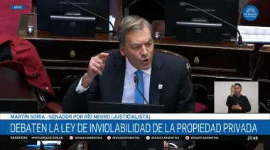 Explosivo discurso de Martín Soria en el Senado y una alerta: "Prepárense"
