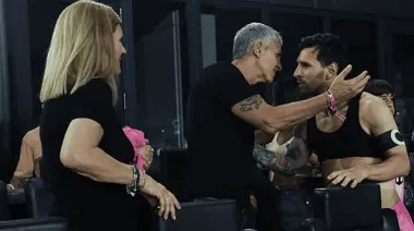 Cómo fue la última aparición pública de Jorge Messi con Lionel en Miami