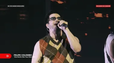 Felipe Colombo brilló en Perú y habló sobre el futuro de Erreway y las giras