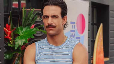 Las imágenes hot de Joaquín Ferreira, el actor que interpreta a Luis Vadalá en MORIA