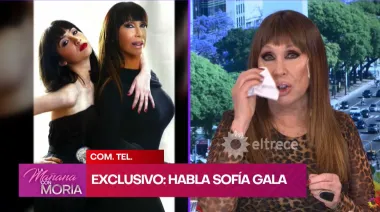 Moria Casán quebró en llanto al hablar con Sofía Gala en vivo: “No voy a llorar”