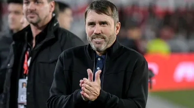 Coudet fue silbado en el Monumental: qué dijo en la conferencia de prensa
