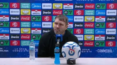 Por qué Coudet insultó a Borré en pleno partido de River vs Independiente Santa Fe