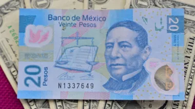 Peso mexicano: Banxico fija el dólar en 16,9647 el 24 de agosto