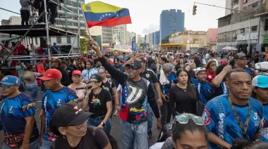 Chavistas desafían al PSUV y protestan contra el acuerdo petrolero con EE.UU.