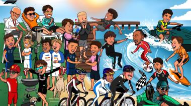 Descubrí qué mensaje dejó la F1 sobre Colapinto en su ilustración del verano