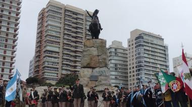 Mar del Plata: el homenaje a San Martín que buscó llevar su legado al presente