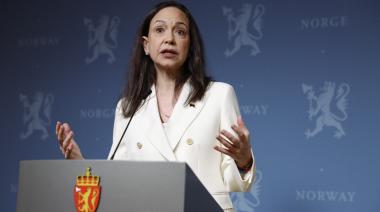 María Corina Machado despide a Harald V y recuerda el respaldo que recibió en Oslo