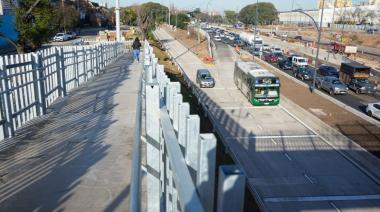 AU Dellepiane: habilitan dos colectoras y avanza la obra pública porteña