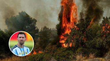 Messi aporta 80.000 euros para la reconstrucción tras los incendios en Madrid