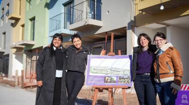 Mayra Mendoza mostró 28 viviendas en obra en Quilmes: para quiénes son