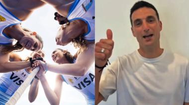 Scaloni alentó a Las Leonas y Leones en la previa del Mundial de Hockey 2026
